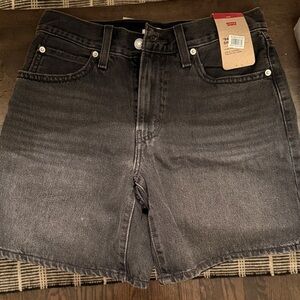 Levi's Charcoal Denim Shorts